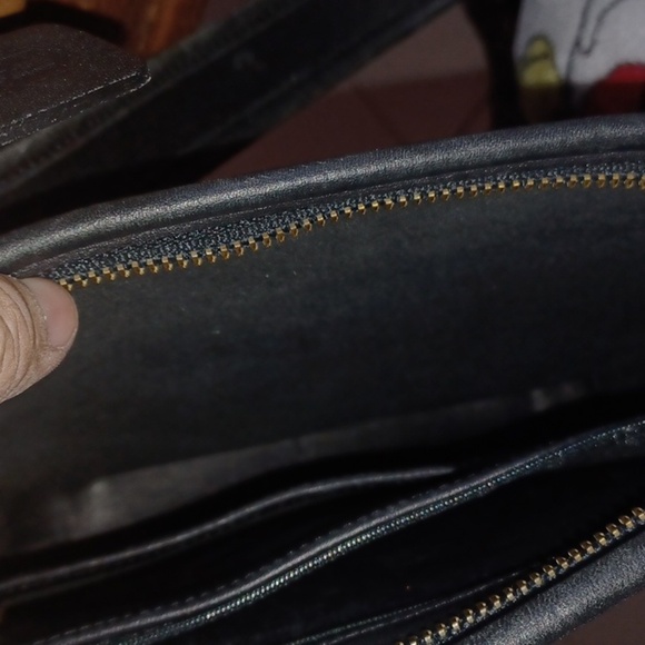 Coach Vintage Legacy Zip Black Handbag Shoulder Crossbody Purse Tote C2P-9966 - Picture 7 of 8